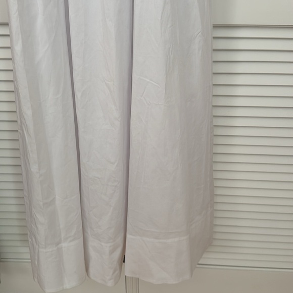 New NWT STAUD Landry White Corset Drop Waist Midi Dress Size S - Picture 8 of 8